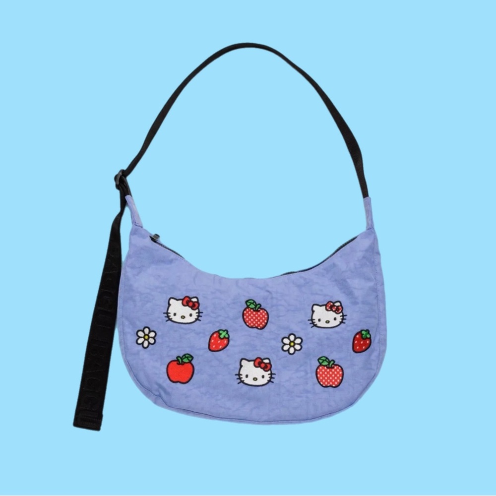 Baggu Hello Kitty Embroidered Medium Crescent